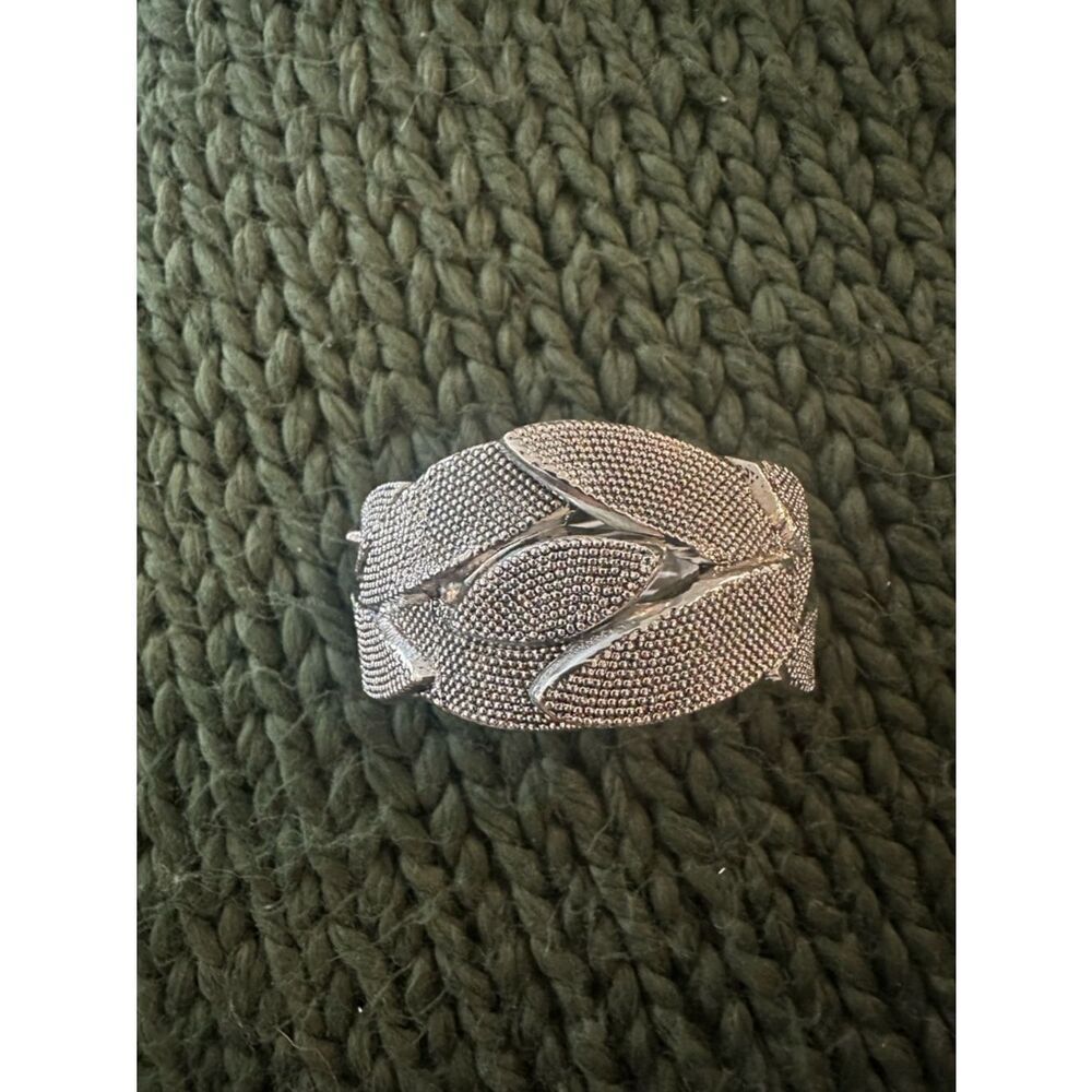 Vintage Leaf bracelet cuff